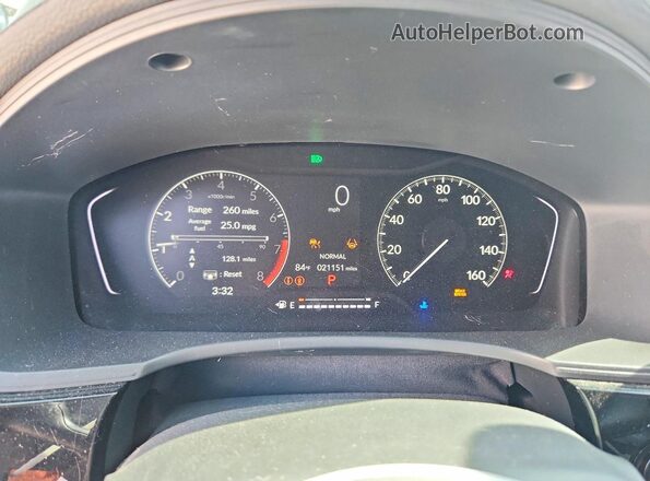 2HGFE2F55RH514155 2024 HONDA CIVIC Black Vista del cuadro de instrumentos