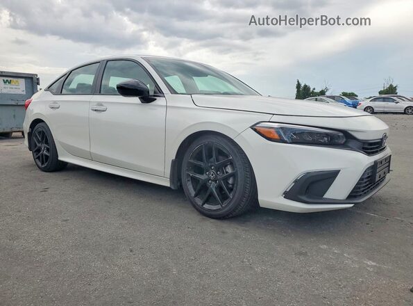 2HGFE2F55RH532655 2024 HONDA CIVIC Белый Передняя правая четверть