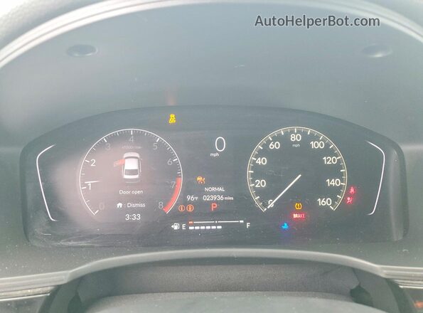 2HGFE2F55RH532655 2024 HONDA CIVIC Белый Вид щитка приборов