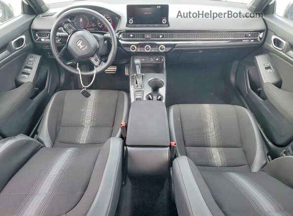 2HGFE2F55RH532655 2024 HONDA CIVIC Белый Вид панели приборов
