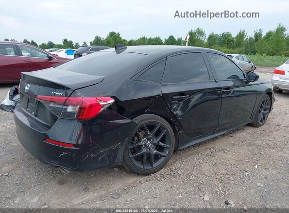 2HGFE2F55RH536804 2024 HONDA CIVIC Black Rear right