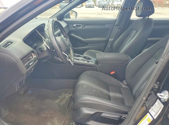 2HGFE2F55RH541257 2024 HONDA CIVIC Black Вид салону спереду
