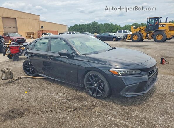 2HGFE2F55RH541257 2024 HONDA CIVIC Black Передня права чверть
