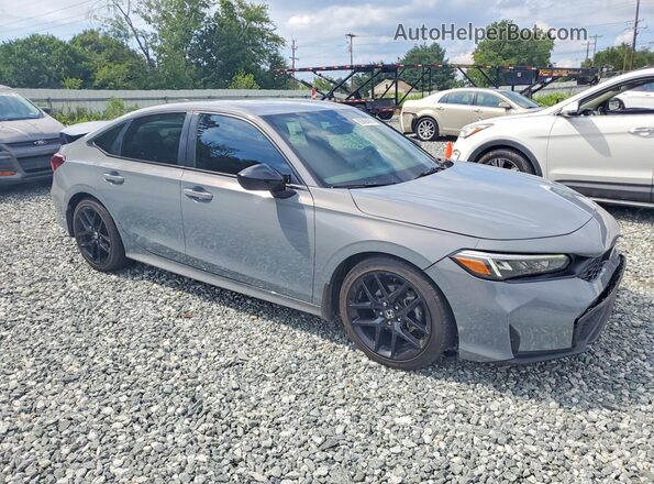 2HGFE2F55SH515974 2025 HONDA CIVIC Charcoal Передня права чверть