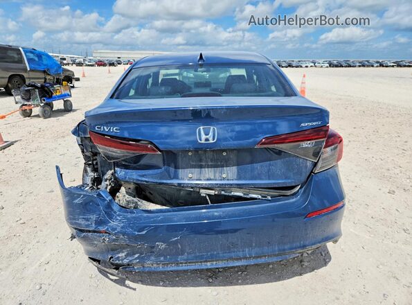 2HGFE2F55SH531060 2025 HONDA CIVIC Blue Widok z tyłu