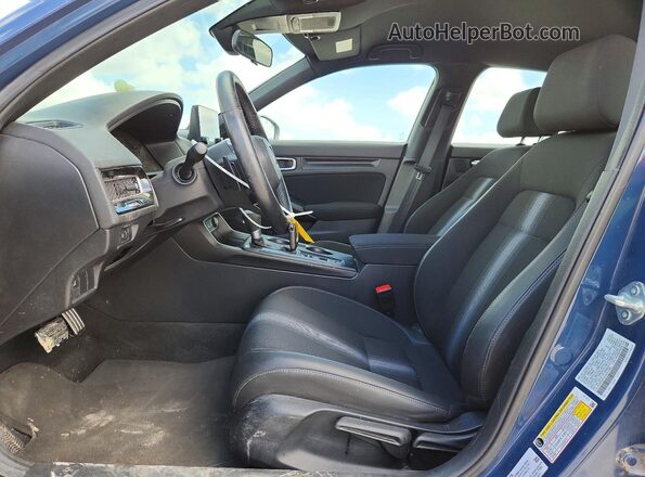 2HGFE2F55SH531060 2025 HONDA CIVIC Blue Widok wnętrza z przodu