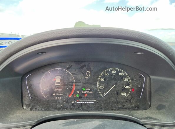 2HGFE2F55SH531060 2025 HONDA CIVIC Blue Widok zestawu wskaźników