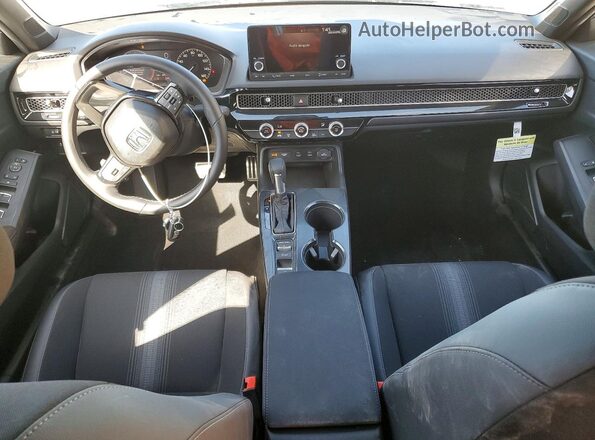 2HGFE2F55TH511098 2026 HONDA CIVIC Blue Dashboard view
