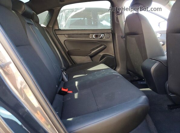 2HGFE2F55TH519203 2026 HONDA CIVIC Charcoal Rear seats view