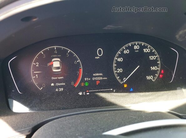 2HGFE2F55TH519203 2026 HONDA CIVIC Charcoal Instrument cluster view