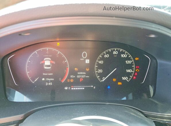 2HGFE2F55TH519671 2026 HONDA CIVIC Gray Instrument cluster view