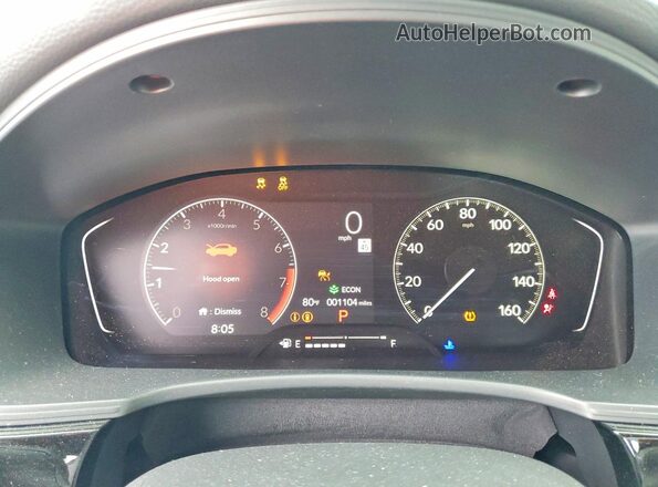 2HGFE2F55TH577134 2026 HONDA CIVIC Blue Instrument cluster view