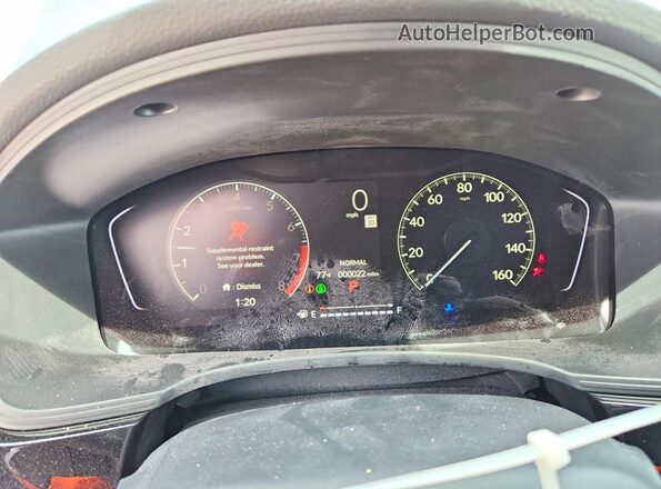 2HGFE2F55TH590806 2026 HONDA CIVIC Black Instrument cluster view
