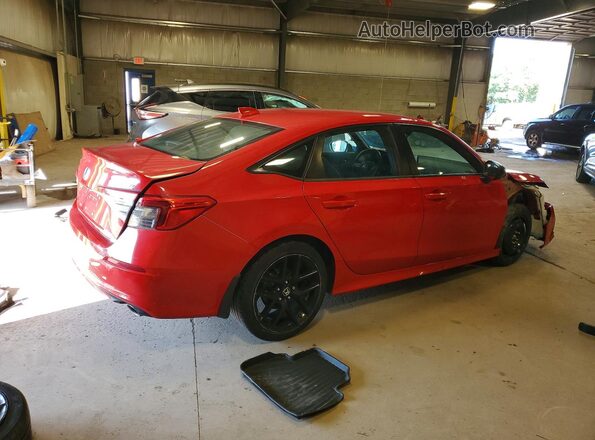 2HGFE2F56NH528933 2022 HONDA CIVIC Red Tył prawy