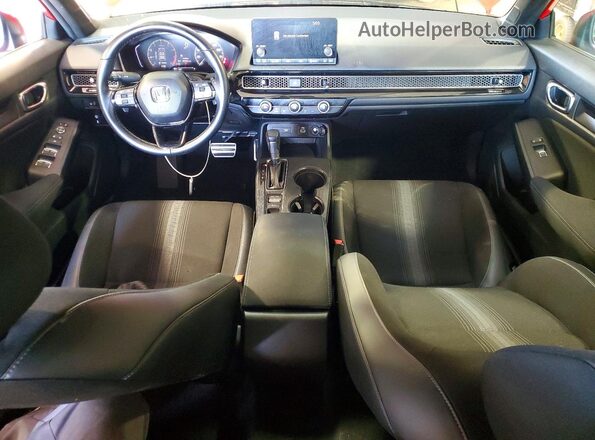 2HGFE2F56NH528933 2022 HONDA CIVIC Red Widok deski rozdzielczej