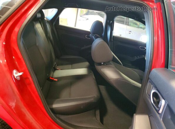 2HGFE2F56NH528933 2022 HONDA CIVIC Red Widok tylnych siedzeń