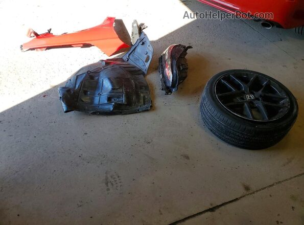 2HGFE2F56NH528933 2022 HONDA CIVIC Red Widok komory silnika