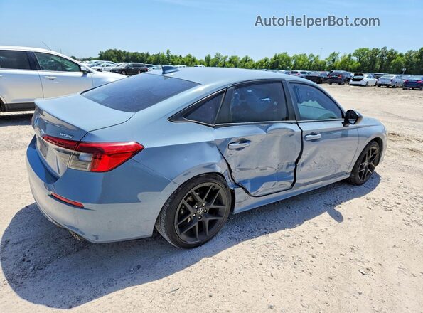 2HGFE2F56NH530875 2022 HONDA CIVIC Teal უკანა მარჯვენა