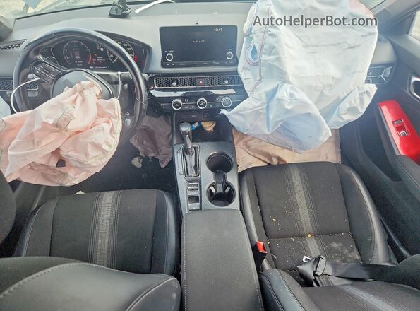 2HGFE2F56NH534800 2022 HONDA CIVIC Charcoal Widok deski rozdzielczej