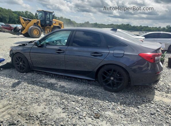 2HGFE2F56NH534800 2022 HONDA CIVIC Charcoal Tył lewy