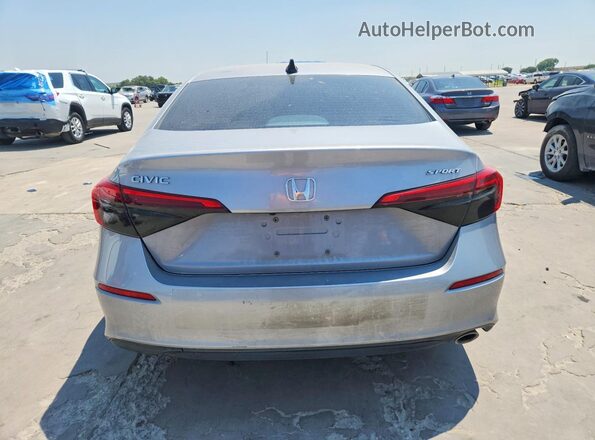 2HGFE2F56NH563617 2022 HONDA CIVIC Серебряный Вид сзади