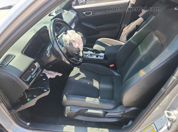 2HGFE2F56NH563617 2022 HONDA CIVIC Серебряный Вид салона спереди