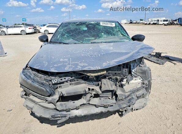 2HGFE2F56NH594219 2022 HONDA CIVIC Silver Вид спереду