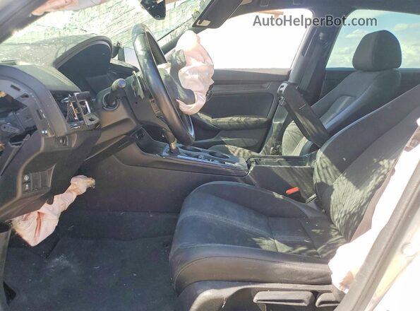 2HGFE2F56NH594219 2022 HONDA CIVIC Silver Вид салону спереду