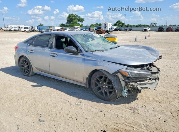 2HGFE2F56NH594219 2022 HONDA CIVIC Silver Передня права чверть