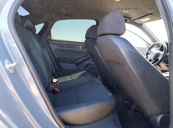 2HGFE2F56NH594284 2022 HONDA CIVIC Gray უკანა სავარძლების ხედი