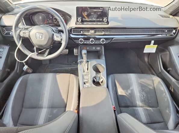 2HGFE2F56NH606014 2022 HONDA CIVIC Белый Вид панели приборов