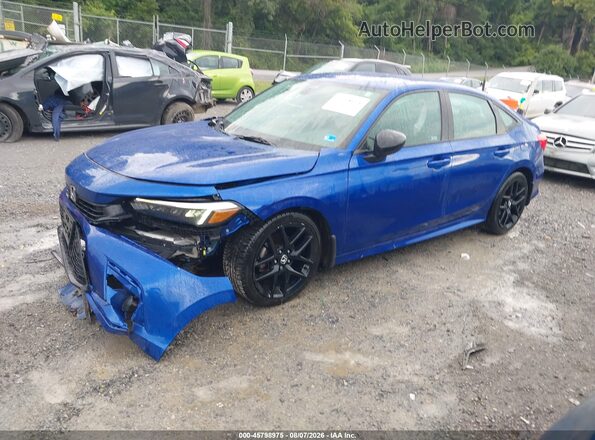2HGFE2F56PH506854 2023 HONDA CIVIC Blue Front left