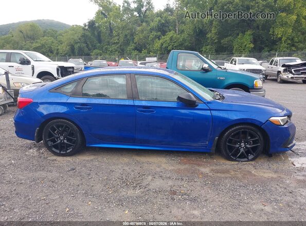 2HGFE2F56PH506854 2023 HONDA CIVIC Blue Rear interior view