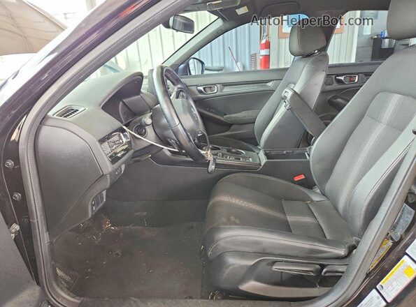 2HGFE2F56PH531155 2023 HONDA CIVIC Black Vista interior delantera