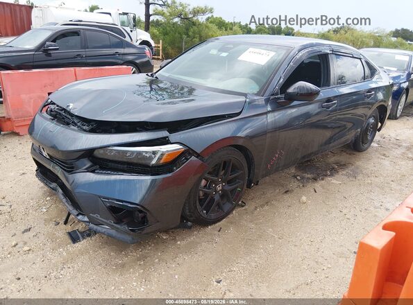 2HGFE2F56PH541345 2023 HONDA CIVIC Gray Передня ліва чверть