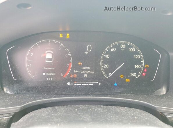 2HGFE2F56RH537251 2024 HONDA CIVIC Black Instrument cluster view