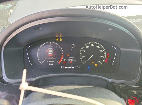 2HGFE2F56RH548816 2024 HONDA CIVIC Silver Widok zestawu wskaźników