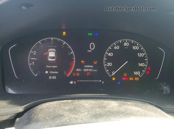2HGFE2F56RH581265 2024 HONDA CIVIC Black Instrument cluster view