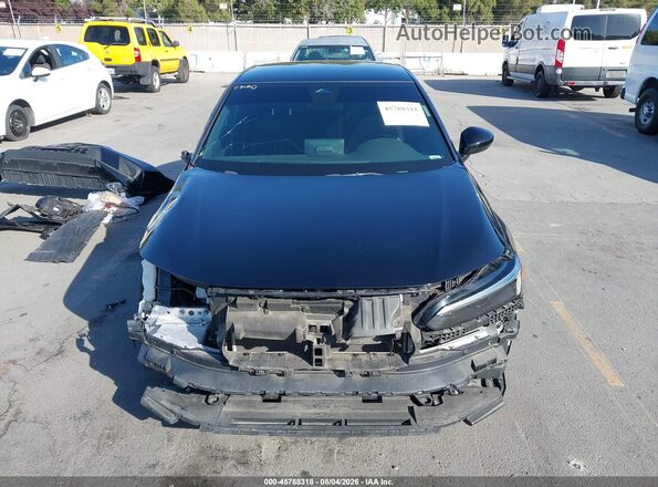 2HGFE2F56RH584859 2024 HONDA CIVIC Black Սալոնի հետևի տեսք