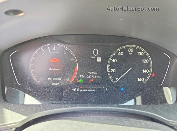 2HGFE2F56RH590130 2024 HONDA CIVIC Серый Вид щитка приборов
