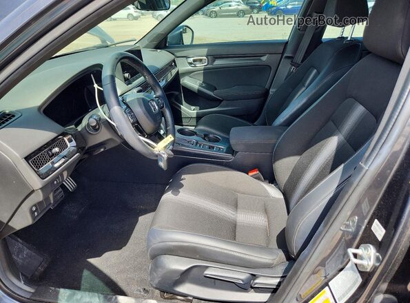 2HGFE2F56RH590130 2024 HONDA CIVIC Серый Вид салона спереди