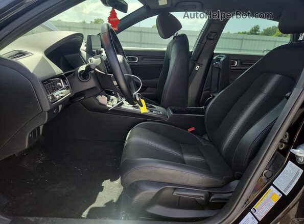 2HGFE2F56SH518009 2025 HONDA CIVIC Черный Вид салона спереди