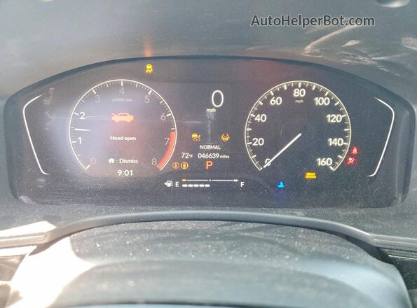 2HGFE2F56SH520200 2025 HONDA CIVIC Gray Вид щитка приладів