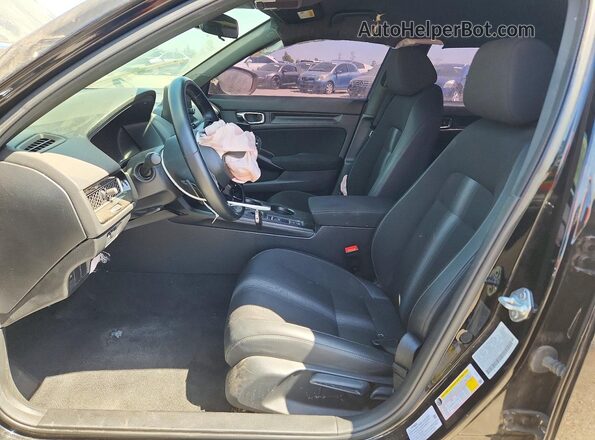 2HGFE2F56SH522416 2025 HONDA CIVIC Black Вид салону спереду