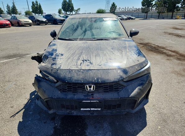 2HGFE2F56SH522416 2025 HONDA CIVIC Black Вид спереду