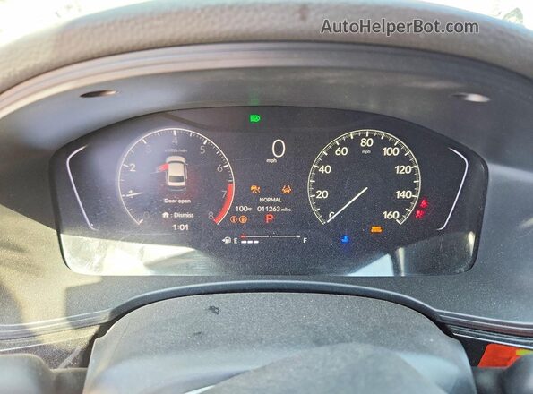 2HGFE2F56SH522416 2025 HONDA CIVIC Black Вид щитка приладів