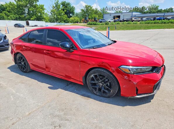2HGFE2F56SH536980 2025 HONDA CIVIC Red Передня права чверть