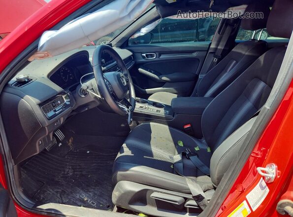 2HGFE2F56SH536980 2025 HONDA CIVIC Red Вид салону спереду
