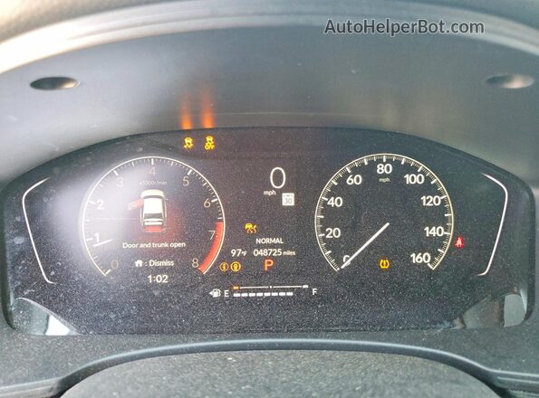2HGFE2F56SH556517 2025 HONDA CIVIC Black Vista del cuadro de instrumentos