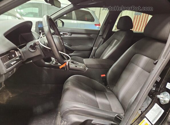 2HGFE2F56SH561796 2025 HONDA CIVIC Black Вид салону спереду